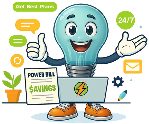Cost Effective Energy mascot helping you find the smartest electricity plan